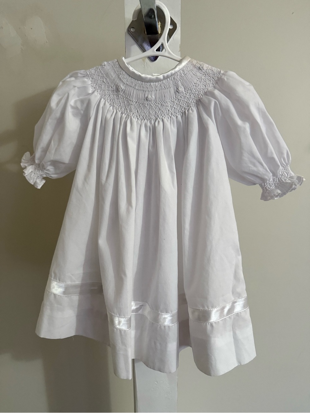 Royal Child Smocked Bishop Dress